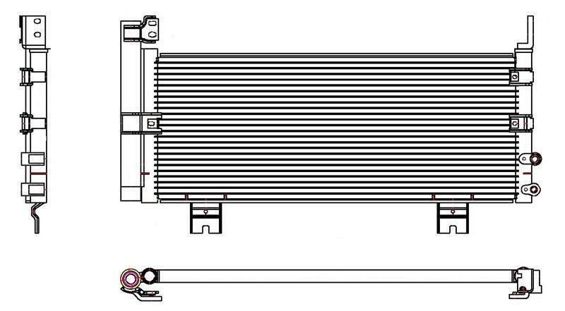 A/C Condenser for Lexus GS450h QR - Qualy Air