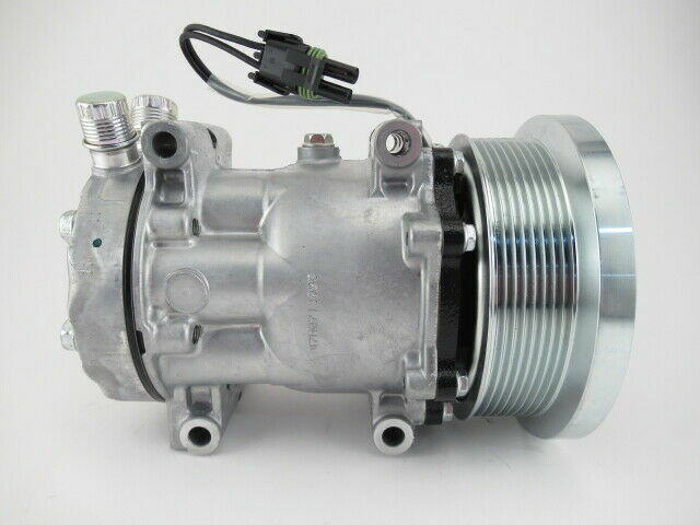 A/C Compressor OEM Sanden SD7H15 fits Caterpillar 730C, 735, 735B, 740, 740... - Qualy Air