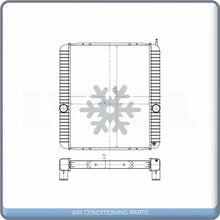 Cargar imagen en el visor de la galería, NEW Radiator for 02-07 Int/Navistar 8500, 05-07 Intl/Navistar 3800,4100-4400 QL - Qualy Air