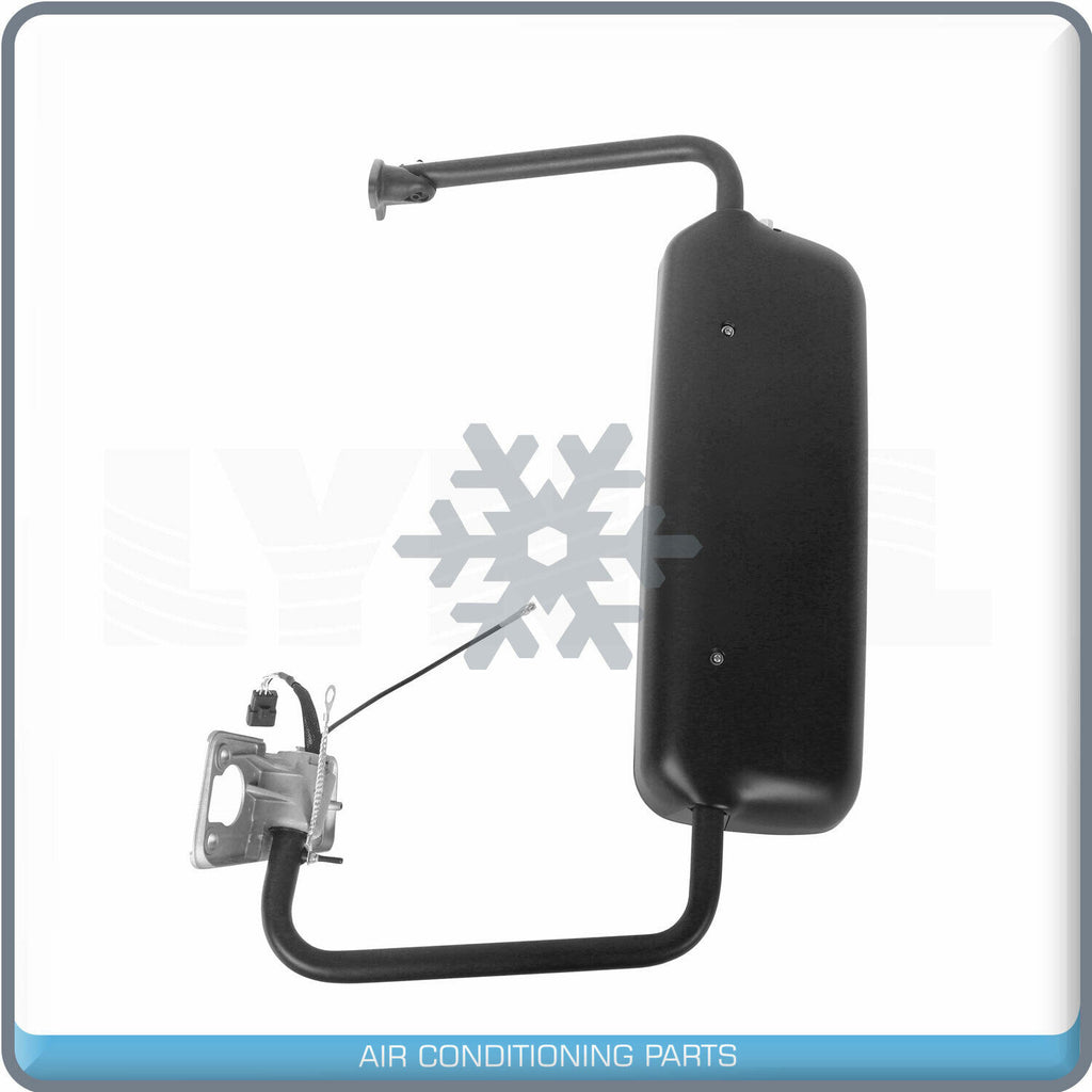 Black Mirror Right Passenger Side Power Heated fit 08-17 Freightliner Century QL - Qualy Air