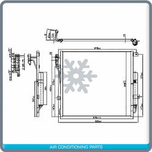 Cargar imagen en el visor de la galería, New A/C Condenser For Land Rover LR4 2010 to 16 / Range Rover Sport 2010 to 13 - Qualy Air