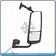 Cargar imagen en el visor de la galería, Black Mirror Passenger Right Side Power Heated Assembly fit 04-12 Volvo VNL QL - Qualy Air