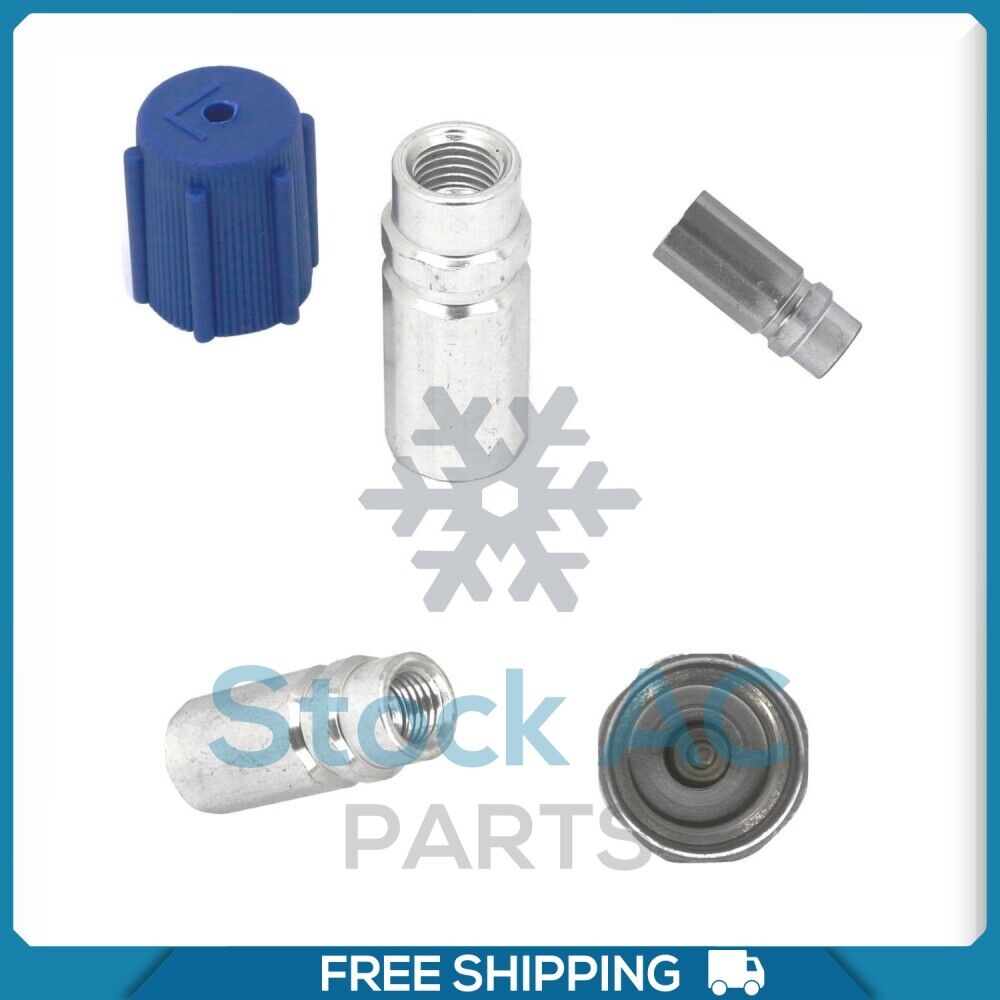 Set 10pcs Low Side AC Ball Valve Core Charge Port Fits:GM Ford Audi Vw  M10x1,25 - Qualy Air
