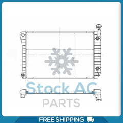 Radiator for Buick Century / Oldsmobile Cutlass, Cutlass Ciera, Cutlas... QL
