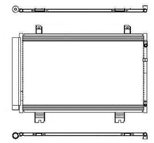 Load image into Gallery viewer, A/C Condenser for Lexus LS460 QR - Qualy Air