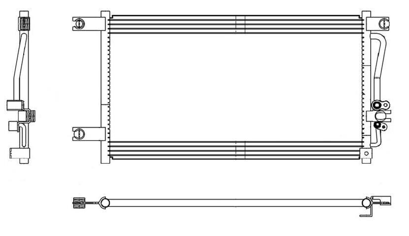 A/C Condenser for Mitsubishi Montero Sport QR - Qualy Air