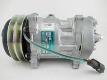 Cargar imagen en el visor de la galería, Sanden OEM A/C Compressor fits Volvo Wheel Loader / Excavator - Qualy Air