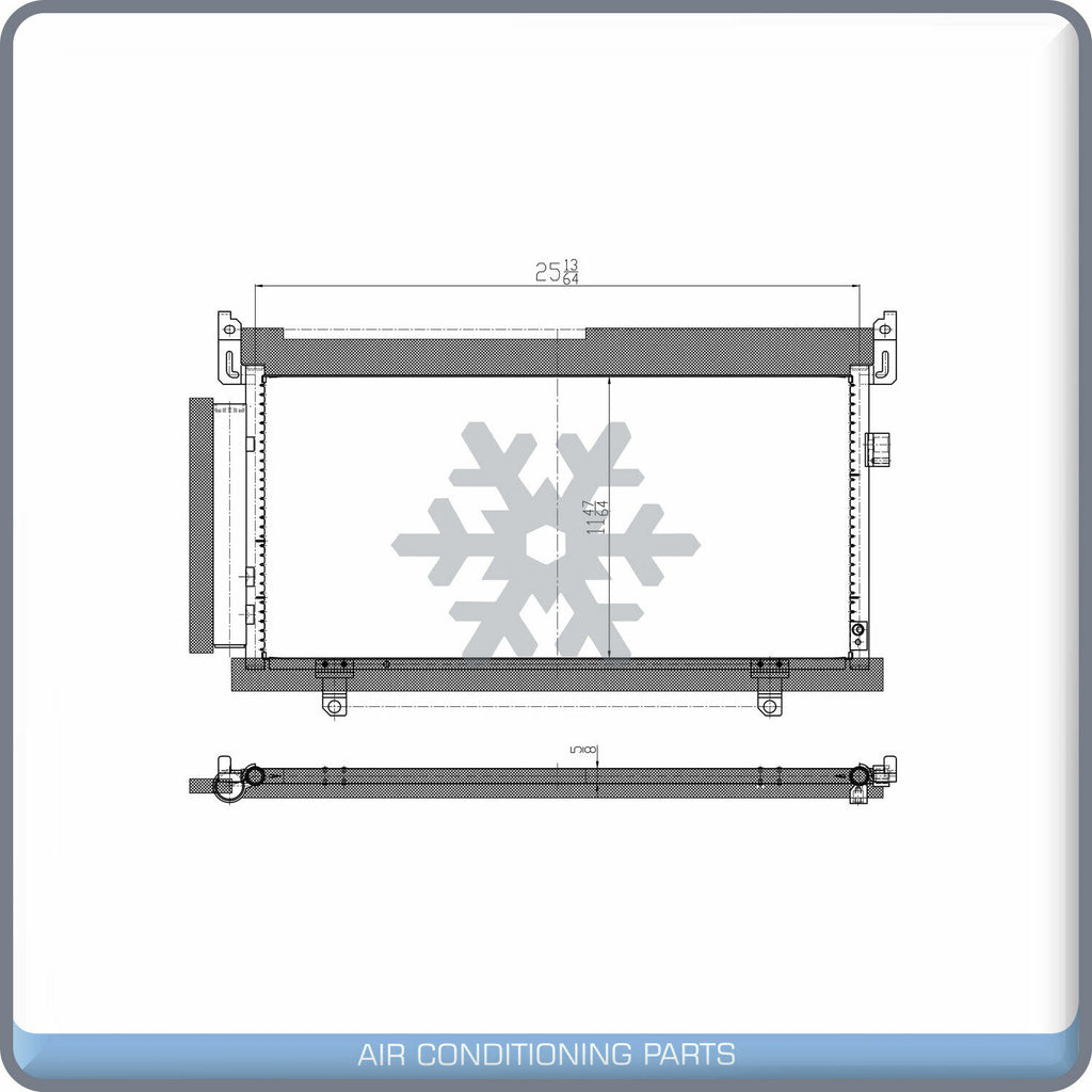 A/C Condenser for Subaru Forester QL - Qualy Air