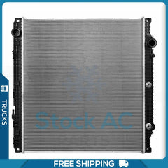NEW Radiator for 2017-up NEW CASCADIA, INLET & OUTLET ON SAME SIDE - QL
