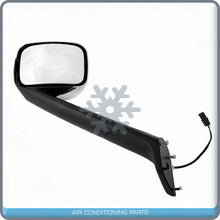 Cargar imagen en el visor de la galería, Chrome Hood Mirror Driver Left Side Assembly fit 2018-2022 Freightliner Cascadia - Qualy Air