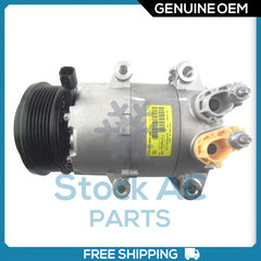 New OEM A/C Compressor for Ford Fiesta 1.6L - 2014 to 2019 - OE# AV1119D629BC QR