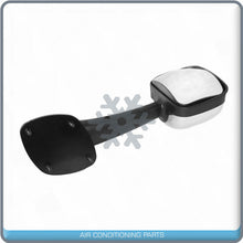 Cargar imagen en el visor de la galería, Chrome Hood Mirror Driver Left Side Assembly fit 2008-2016 Freightliner Cascadia - Qualy Air