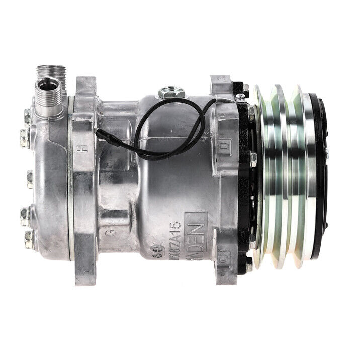 A/C Compressor OEM Sanden SD5H14 fits Case IH 2130, NT, PANTHER, WL, WT, XL... - Qualy Air