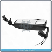 Cargar imagen en el visor de la galería, Black Mirror Passenger Right Side Power Heated Assembly fit 04-12 Volvo VNL QL - Qualy Air
