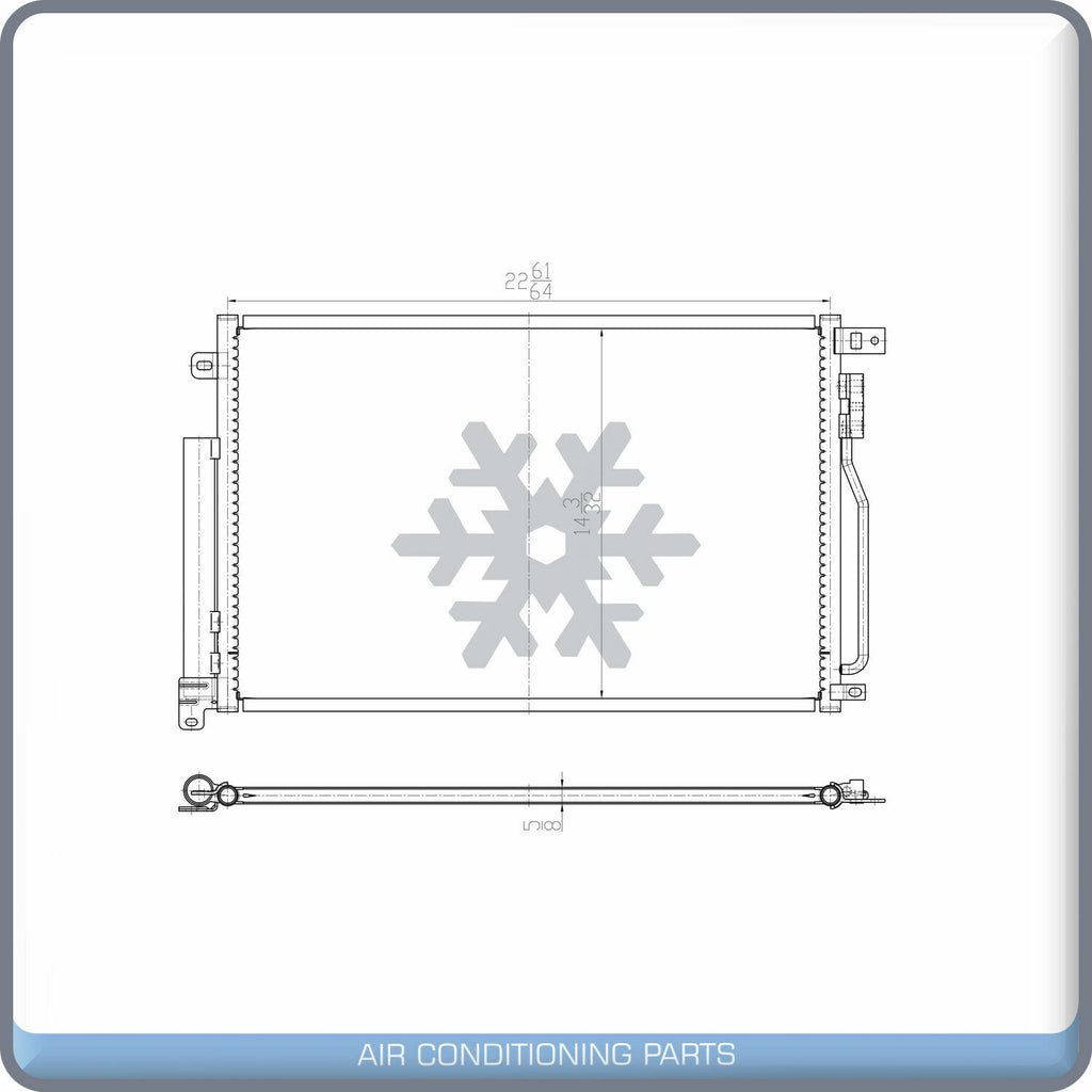 A/C Condenser for Chevrolet Sonic QL - Qualy Air