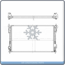Load image into Gallery viewer, NEW Radiator fits 2016-2019 Ford Explorer, 3.5L V6 - OE# 16400-28661 QL - Qualy Air