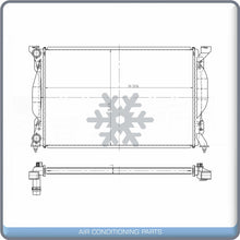 Load image into Gallery viewer, New Radiator For 02-06 Audi A4 1.8L L4 Sedan Cabriolet  Quattro MT Only QL - Qualy Air