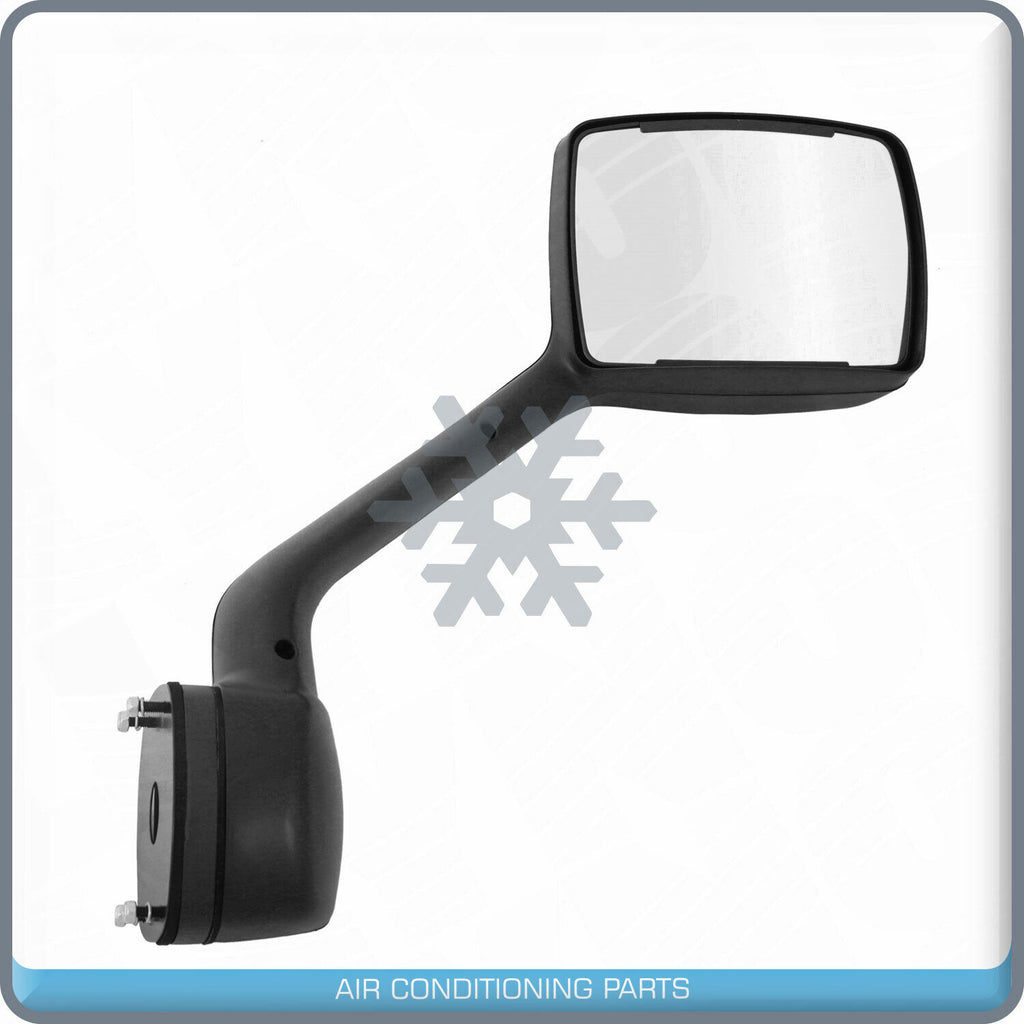 Chrome Hood Mirror Passenger Right Side fit Kenworth T680 Peterbilt 10+ 579 587 - Qualy Air