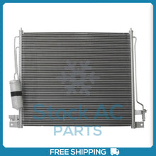 Cargar imagen en el visor de la galería, New AC Condenser w/Drier for Nissan Frontier, Pathfinder, XTerra/ Suzuki Equator - Qualy Air