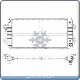 Radiator for Chevrolet Express 2500, Express 3500, Express 4500 / GMC ... QL - Qualy Air