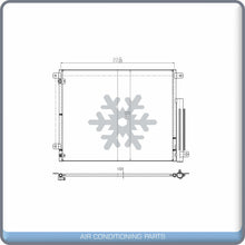 Load image into Gallery viewer, A/C Condenser for Honda Civic - 2016 2017 2018 2019 2020 2021 QL - Qualy Air