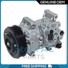 Cargar imagen en el visor de la galería, New OEM A/C Compressor for Toyota Corolla 1.8L / Matrix 1.8L - 2011 to 2014 - Qualy Air