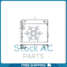 Cargar imagen en el visor de la galería, A/C Condenser for Toyota Tundra, Sequoia QL - Qualy Air