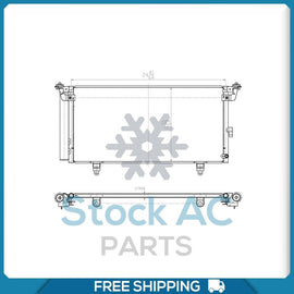 A/C Condenser for Subaru Legacy, Outback QL - Qualy Air