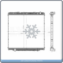Load image into Gallery viewer, NEW Radiator for 2017-up NEW CASCADIA, INLET &amp; OUTLET ON SAME SIDE - QL - Qualy Air