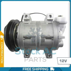 A/C Compressor Fits Jd / Hitachi / Kenki All Models - 12v