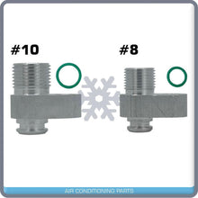 Cargar imagen en el visor de la galería, LS Swap AC Compressor adapter fittings for Denso 10s15 &amp;10S17 &amp; 10S20 - CM345061 - Qualy Air