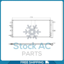 Cargar imagen en el visor de la galería, A/C Condenser for Ford Fusion / Lincoln Continental, MKZ QL - Qualy Air