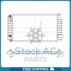 Radiator for Buick Skylark / Chevrolet Beretta, Corsica / Oldsmobile A... QL