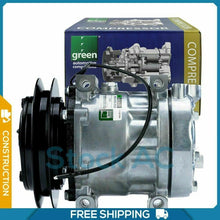 Cargar imagen en el visor de la galería, A/C Compressor fits Komatsu WA320 / Kobelco SK130, SK250, SK330 - Qualy Air