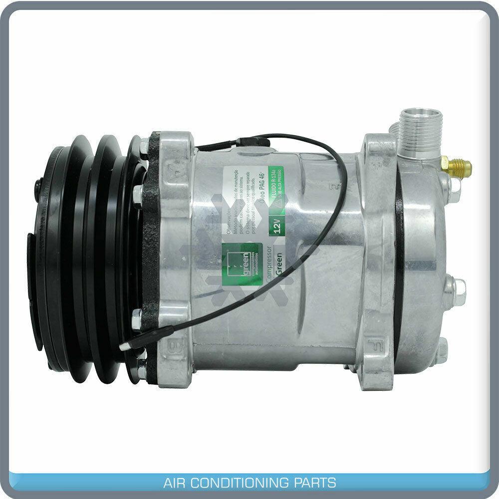 NEW AC COMPRESSOR WITH YORK TO SANDEN MOUNT AND UNIVERSAL RECIEVER - Qualy Air