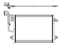 Cargar imagen en el visor de la galería, A/C Condenser for Volkswagen Passat GLS 4 Motion 2.8L, Passat GLX 4 Motion... QR - Qualy Air