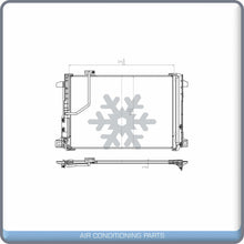Load image into Gallery viewer, A/C Condenser for Mercedes-Benz E350, GLK250, GLK300, GLK350, SLK200, SLK3... QL - Qualy Air