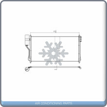 Cargar imagen en el visor de la galería, New AC Condenser For 04-09 Nissan Quest 3.5L - OE# NI3030156 QL - Qualy Air