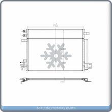 Cargar imagen en el visor de la galería, A/C Condenser for Chevrolet Camaro / Cadillac ATS, CTS QL - Qualy Air