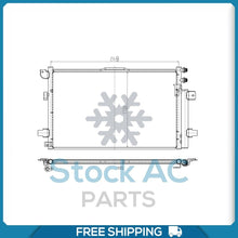 Load image into Gallery viewer, A/C Condenser for Chrysler Pacifica QL - Qualy Air