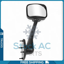 Load image into Gallery viewer, Chrome Hood Mirror Passenger Right Side Assembly fit 08-16 Freightliner Cascadia - Qualy Air
