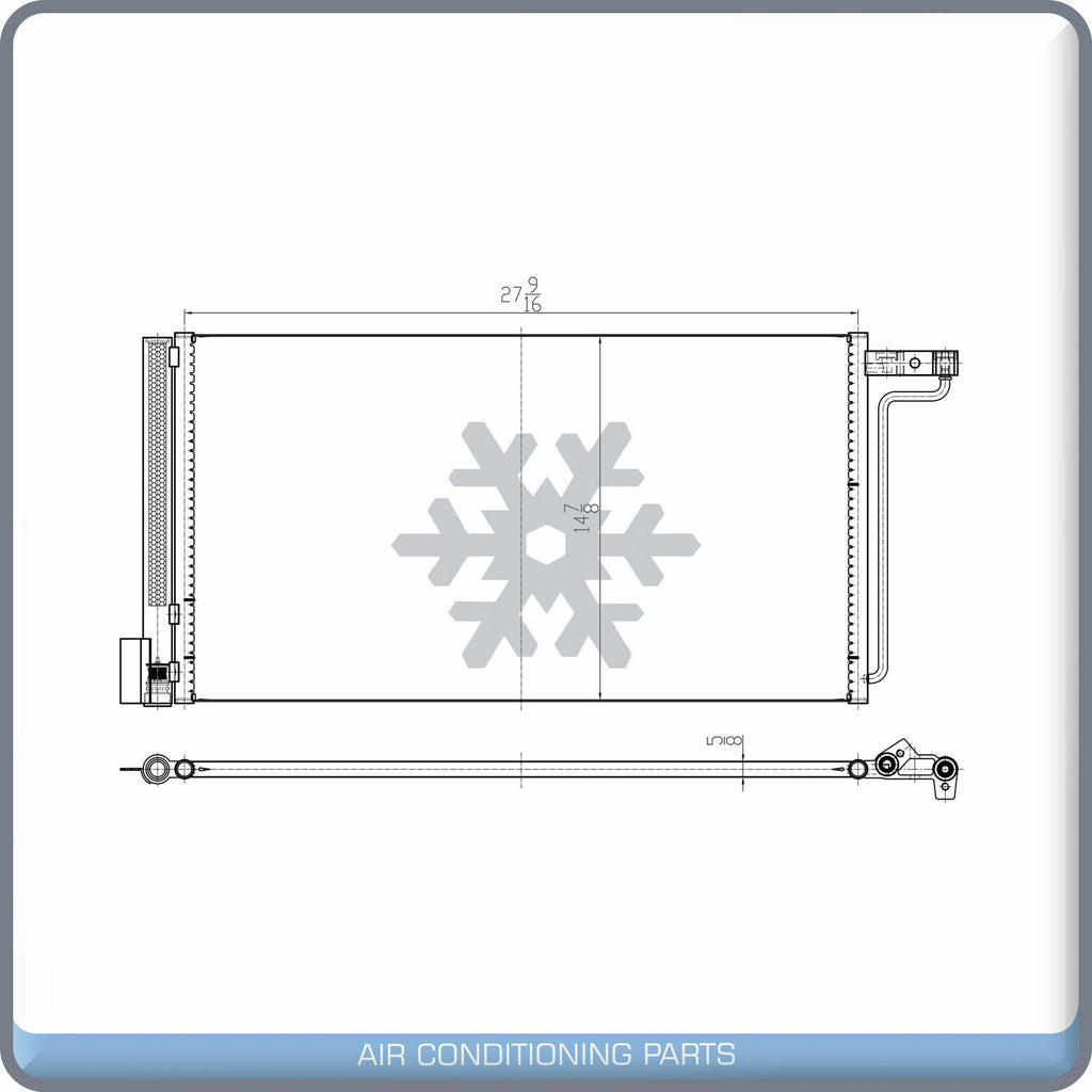 A/C Condenser for Ford Focus QL - Qualy Air
