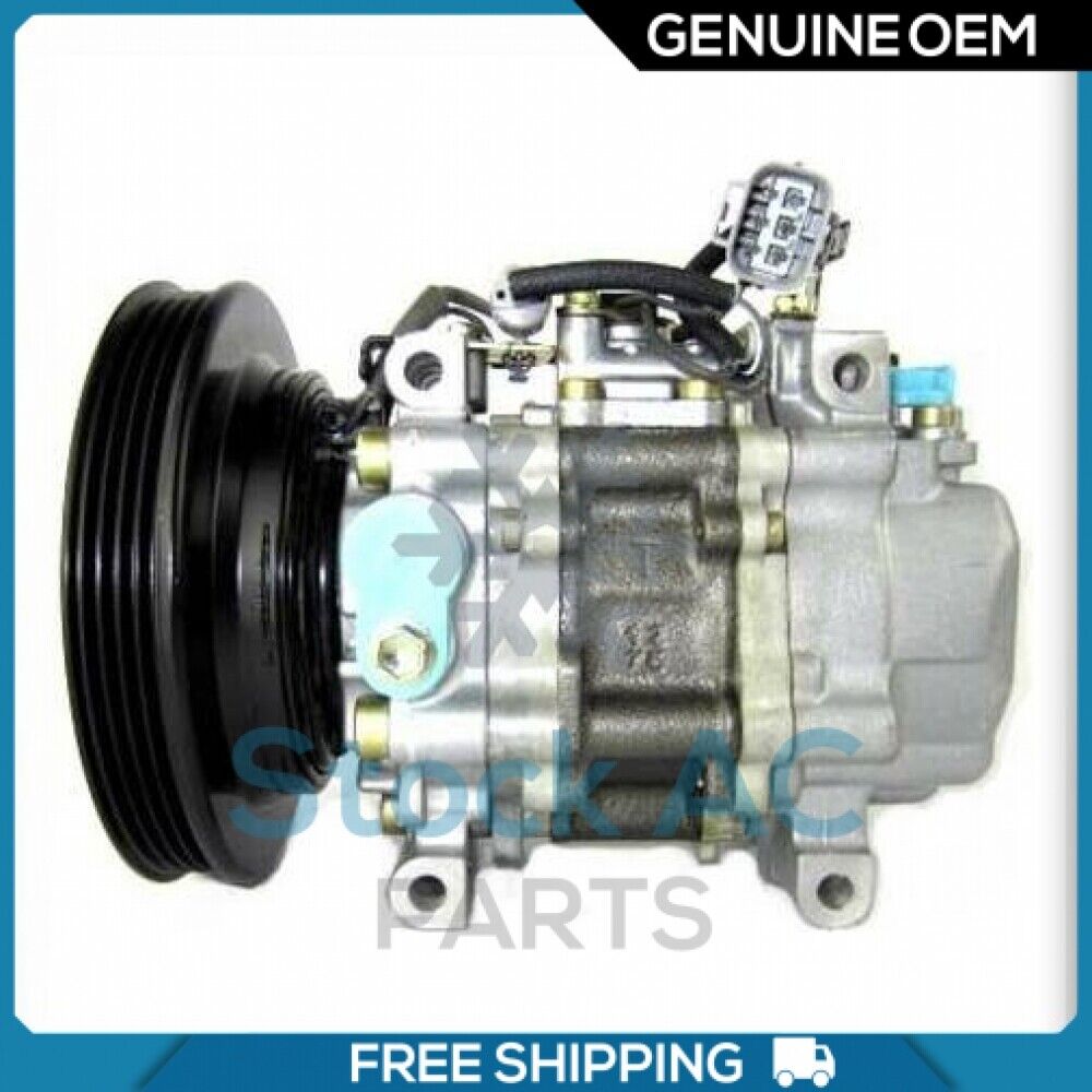 New OEM A/C Compressor fits Toyota Tercel, Paseo - 1.5L, 1994 to 1996 - Qualy Air
