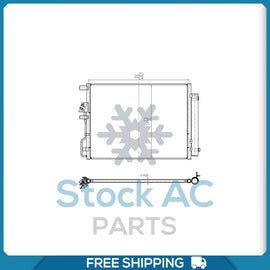 A/C Condenser for Tucson QL - Qualy Air
