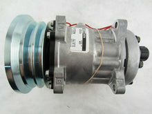 Cargar imagen en el visor de la galería, A/C Compressor OEM Sanden SD7H15 fits Agco / Case IH / Caterpillar / DEUTZ ... - Qualy Air