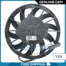 Cargar imagen en el visor de la galería, New SPAL A/C Cooling Fan Heavy-Duty - 9" Puller 12V - 800CFM - OE# VA02-AP50 - Qualy Air