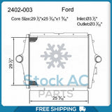 Charge Air Cooler for FORD F650,F750 - CUMMINS B 1060/C 1460 3126 CAT ENGINE QL