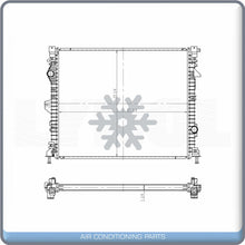 Load image into Gallery viewer, NEW Radiator for Ford Edge 16-18 3.5L / Lincoln MKX 3.7L 16-18 OE# F2GZ8005A - Qualy Air