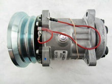 Cargar imagen en el visor de la galería, A/C Compressor OEM Sanden SD7H15 fits Agco / Case IH / Caterpillar / DEUTZ ... - Qualy Air