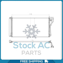 Cargar imagen en el visor de la galería, A/C Condenser for Azera, Sonata / Magentis, Optima QL - Qualy Air